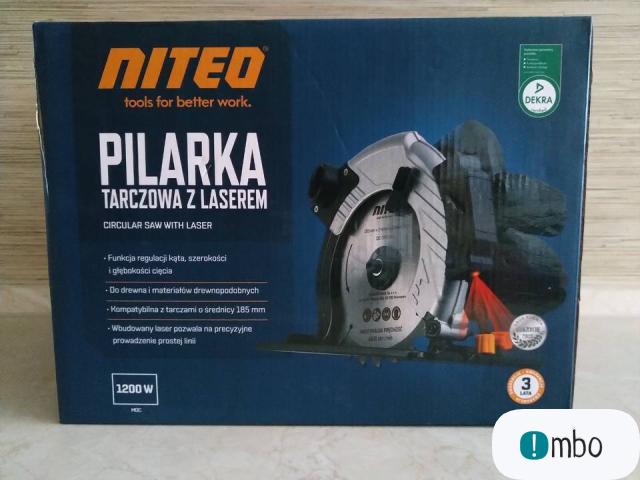 NAJTANIEJ Pilarka Tarczowa z Laserem 185mm 1200W Piła Tarcze - 1